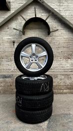 17 inch lichtmetalen velgen met winterbanden, Ophalen, Banden en Velgen, 17 inch, Winterbanden