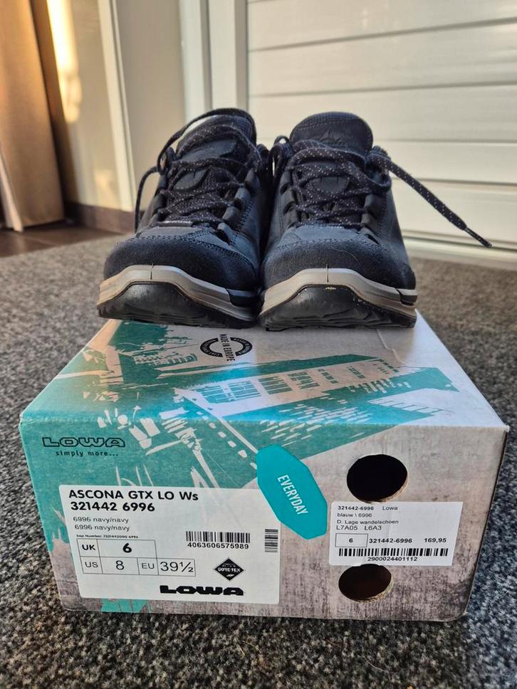Lowa Wandelschoenen Dames - Maat 39,5, Kleding | Dames, Schoenen, Zo goed als nieuw, Wandelschoenen, Blauw, Ophalen of Verzenden