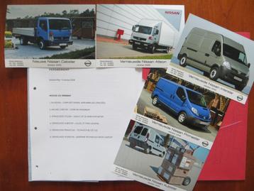 Nissan bedrijfswagens persmap (okt. 2006) o.a. 5 persfoto's  beschikbaar voor biedingen