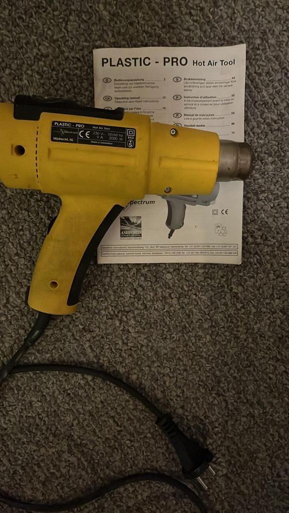 Kunststof Lasapparaat - Plastic-Pro Hot Air Tool, Doe-het-zelf en Verbouw, Gereedschap | Lasapparaten, Gebruikt, Overige typen