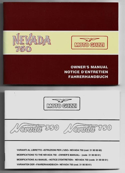 Moto Guzzi Nevada 750 manual + modificaties (7427z) motor, Motoren, Handleidingen en Instructieboekjes, Moto Guzzi, Ophalen of Verzenden