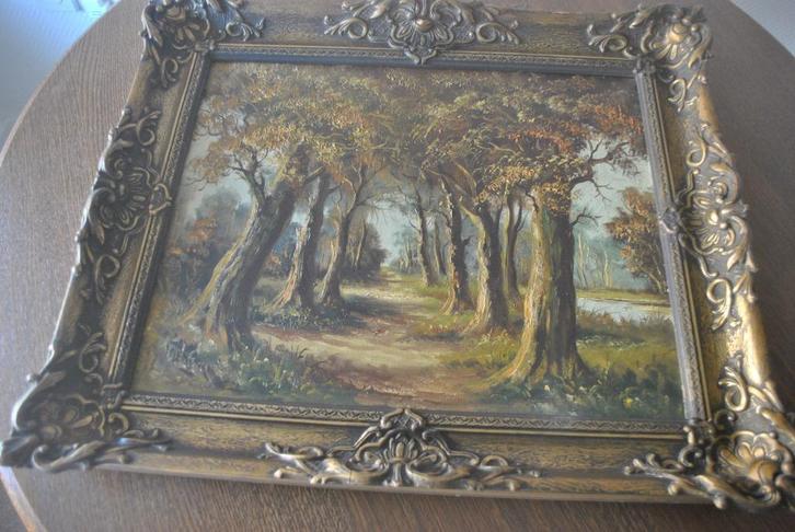 Schilderij, Bospad, Bernard Medema (1891 - 1982), Antiek en Kunst, Kunst | Schilderijen | Klassiek, Ophalen