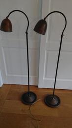 2 mooie vintage leeslampen (vloerlamp)., Huis en Inrichting, Lampen | Vloerlampen, Ophalen, Gebruikt, 100 tot 150 cm, Vintage
