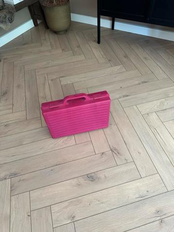 Vintage Roze Koffertje - 1985 beschikbaar voor biedingen