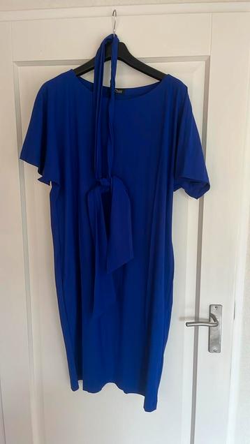 La Dress Blauwe jurk met centuur mt XXL beschikbaar voor biedingen