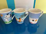 052 Nieuwe bekers met Snoopy drie stuks, Verzamelen, Stripfiguren, Verzenden, Snoopy, Zo goed als nieuw, Gebruiksvoorwerp