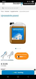 Nieuwe lijnzaadolie 2,5L met pompje, Ophalen