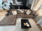 Velvet bank taupe, Antiek en Kunst, Ophalen