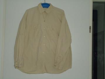 blouse mt xl  licht beige , lange mouwen beschikbaar voor biedingen