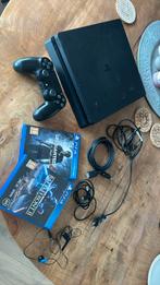 Playstation 4 slim 1TB + controller + 2 spellen, Spelcomputers en Games, Spelcomputers | Sony PlayStation 4, Ophalen, Gebruikt