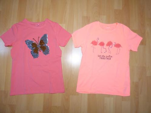 2 Leuke zomer t-shirten van Name it, maat 146/152 NIEUW!, Kinderen en Baby's, Kinderkleding | Maat 146, Nieuw, Meisje, Setje, Ophalen of Verzenden
