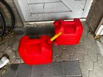 2x jerrycan 20ltr (leeg) met schenktuit, Ophalen of Verzenden, Zo goed als nieuw