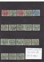 Tralie zegels no. 356 t/m 373 gestempeld, Postzegels en Munten, Verzenden, T/m 1940, Gestempeld