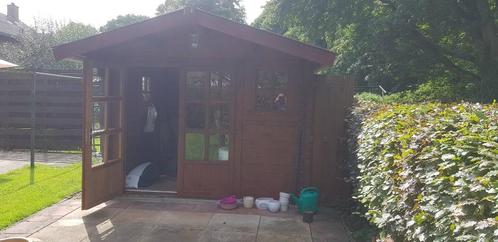 Tuinhuis 3x3 m gebruikt te koop ivm verhuizing, Tuin en Terras, Tuinhuizen, Gebruikt, Tuinhuis, Hout, 250 tot 500 cm, 200 tot 400 cm