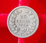 Nederland 25 cent 1849 (lot 5), Postzegels en Munten, Munten | Nederland, Zilver, 25 cent, Ophalen of Verzenden, Losse munt