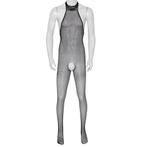 Heren zwarte body 5 / bodysuit sissy lingerie doorzichtige, Verzenden, Zwart, Nachtkleding