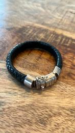 BUDHA TO BUDHA Ben leer, Sieraden, Tassen en Uiterlijk, Armbanden, Ophalen of Verzenden, Zo goed als nieuw, Zilver