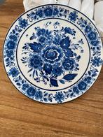 Delfts Blauw Wandbord Royal Delft Handwerk Bloemmotief Decor, Ophalen