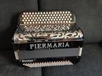 PIERMARIA PRODIGE ALS NIEUW KNOPACCORDEON B GIRFF, Muziek en Instrumenten, Accordeons, Ophalen, Zo goed als nieuw, 120-bas, Overige merken