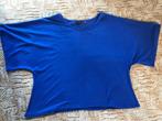 Shirt korte en hele brede mouwen maat xxl donker blauw. Leng, Gedragen, Blauw, Ophalen of Verzenden, Maat 46/48 (XL) of groter