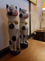 Indonesisch Houtsnijwerk Honden - Midden Vorige Eeuw, Ophalen of Verzenden, Gebruikt, Hout, 50 tot 75 cm