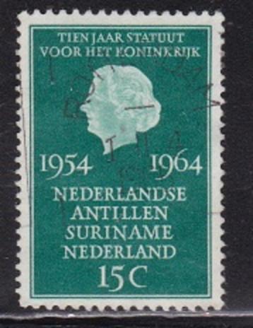 5 - Nederland nvph 835 gestempeld , 10 jaar statuut va beschikbaar voor biedingen