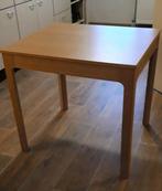 Kleine, uitschuifbare tafel van Ikea., Huis en Inrichting, Tafels | Eettafels, Ophalen, Gebruikt, 100 tot 150 cm, Eikenhout