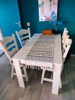 Witte Eettafel met Stoelen, Ophalen