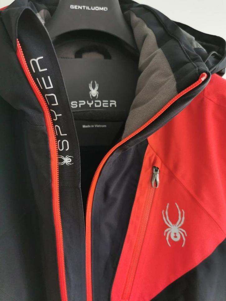 Spyder Titan heren Skipak L/52, zwart/rood, zeer goed, Kleding | Heren, Wintersportkleding, Zo goed als nieuw, Pak, Maat 52/54 (L)