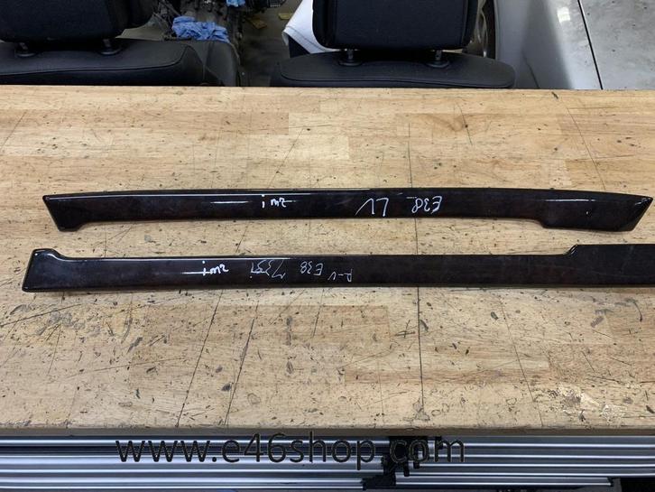 HOUTEN DEURLIJSTEN BMW E38 LINKS EN RECHTS VOOR, Auto-onderdelen, Interieur en Bekleding, BMW, Gebruikt, Ophalen of Verzenden