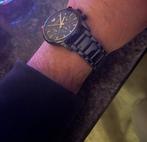 Emporio Armani horloge ceramica zwart nieuw, Ophalen of Verzenden, Zo goed als nieuw, Staal, Overige merken