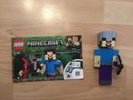 Lego Minecraft 21148 Steve BigFig, Ophalen, Zo goed als nieuw, Complete set, Lego