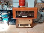 Twee buizenradios. Philips en Grundig., Audio, Tv en Foto, Radio's, Ophalen, Zo goed als nieuw, Radio