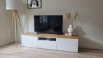 Besta tv meubel met eiken plank, Huis en Inrichting, Kasten | Televisiemeubels, 150 tot 200 cm, Minder dan 100 cm, 25 tot 50 cm