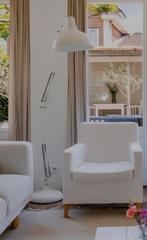 Zuiver Office Vloerlamp - Wit, Ophalen, Zo goed als nieuw, Metaal, Modern