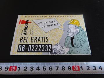 sticker Amsterdam stichting ARBOUW Als je lijf je lief is  beschikbaar voor biedingen