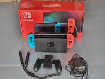Nintendo Switch v2 (2021) compleet in doos beschikbaar voor biedingen