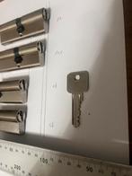 4 Cas cilindersloten, Ophalen of Verzenden, Zo goed als nieuw, Rvs, Slot