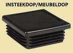Nieuwe vierkante insteekdoppen tbv koker/poot 40x40mm € 0,95, Ophalen of Verzenden, Nieuw, Overige typen