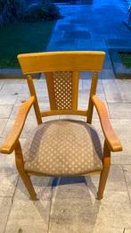 Houten Stoel met en zonder Armleuningen, Ophalen, Gebruikt, Bruin, Eén