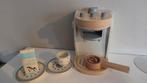 Houten Speelgoed Koffiezetapparaat met Accessoires, Ophalen of Verzenden, Zo goed als nieuw, Hout, Speelkeuken-accessoire