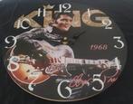 Elvis Presley Wandklok van hout- Mancave, Bar, Garage, Ophalen of Verzenden, Nieuw, Analoog, Wandklok