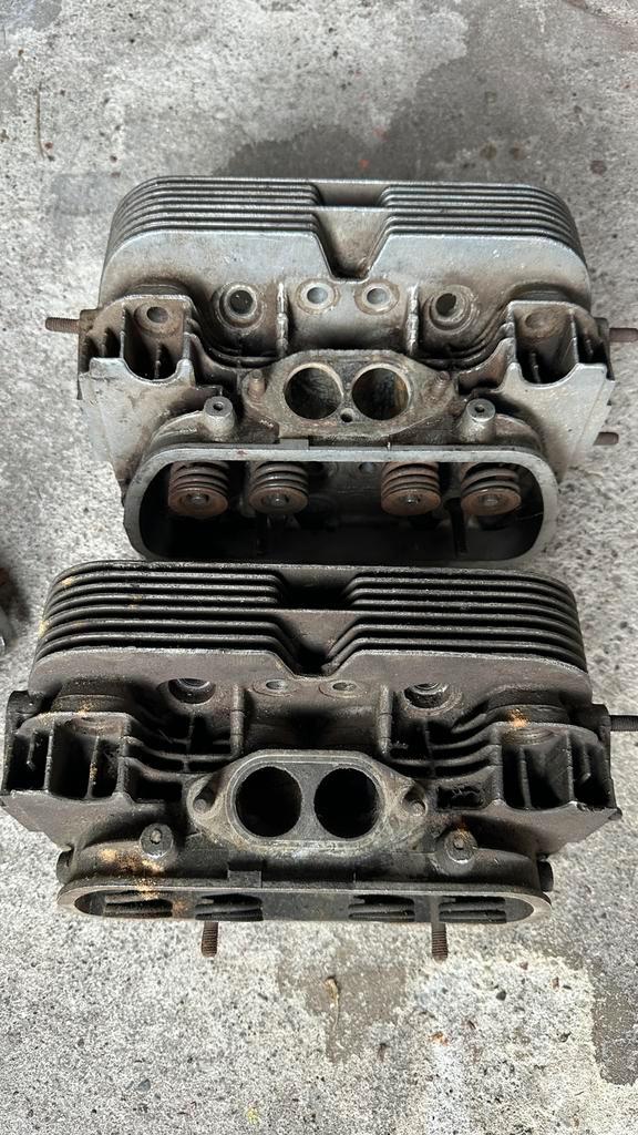 Dubbel poort cilinderkop, Kever, Karmann Ghia, Spijlbus, Auto-onderdelen, Motor en Toebehoren, Volkswagen, Gebruikt, Ophalen of Verzenden