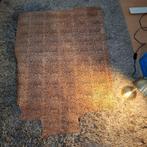 Rundleer gehaard met print, Hobby en Vrije tijd, Stoffen en Lappen, Verzenden, Leer of Kunstleer, Nieuw, 30 tot 120 cm