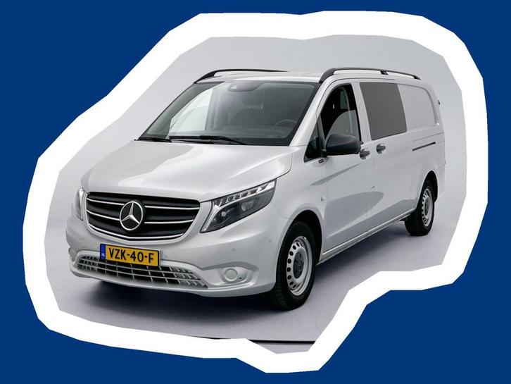Mercedes-Benz Vito 114 CDI Extra Lang Dubbele Cabine Led kop, Auto's, Bestelauto's, Bedrijf, Te koop, ABS, Achteruitrijcamera