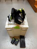 Festool TSC 55 Li Accu Invalzaag + 3 Linealen, Doe-het-zelf en Verbouw, Ophalen, Gebruikt, Invalzaag, 30 tot 70 mm