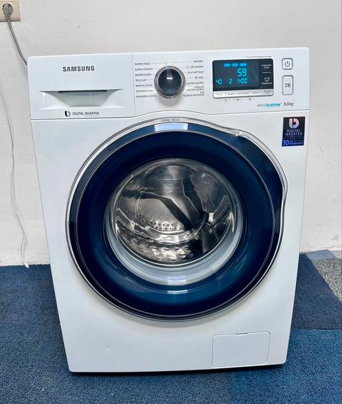 Samsung Ecobubble Wasmachine 8 kg 1400 Toeren A+++, Witgoed en Apparatuur, Wasmachines, Zo goed als nieuw, 6 tot 8 kg, Minder dan 85 cm