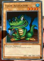 Yu-Gi-Oh! Toon Alligator LDS1 1st Edition Promo !, Hobby en Vrije tijd, Verzenden, Zo goed als nieuw, Losse kaart