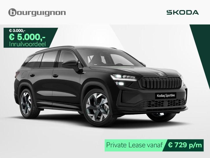 Skoda Kodiaq Sportline Business 1.5 TSI PHEV 204PK | Trekhaa, Auto's, Skoda, Bedrijf, Te koop, Kodiaq, ABS, Achteruitrijcamera