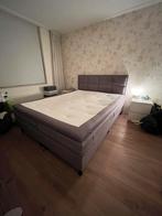 Boxspring 210x160 (LxB), Ophalen, Gebruikt, 210 cm, Tweepersoons